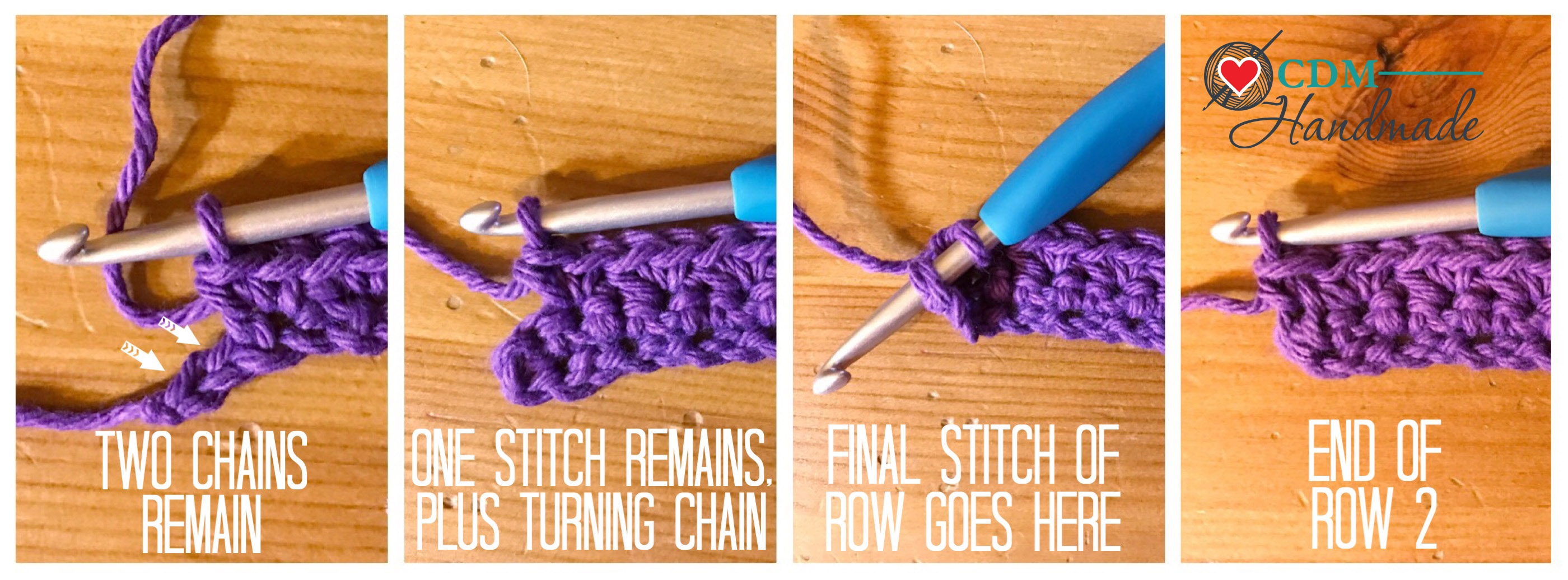Grit stitch tutorial